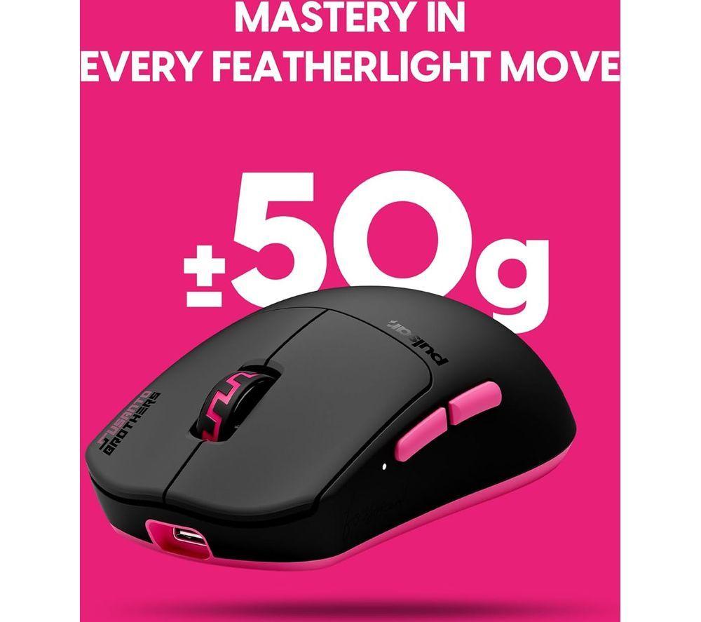 PULSAR Pro Series Susanto-X Wireless Optical Gaming Mouse - Black image number 5 of 7