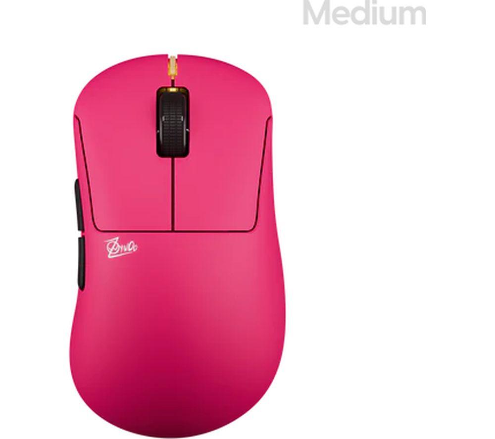 Pulsar Zywoo The Chosen Mouse Gen.2 Wireless Optical Gaming Mouse - Medium, Pink, Pink