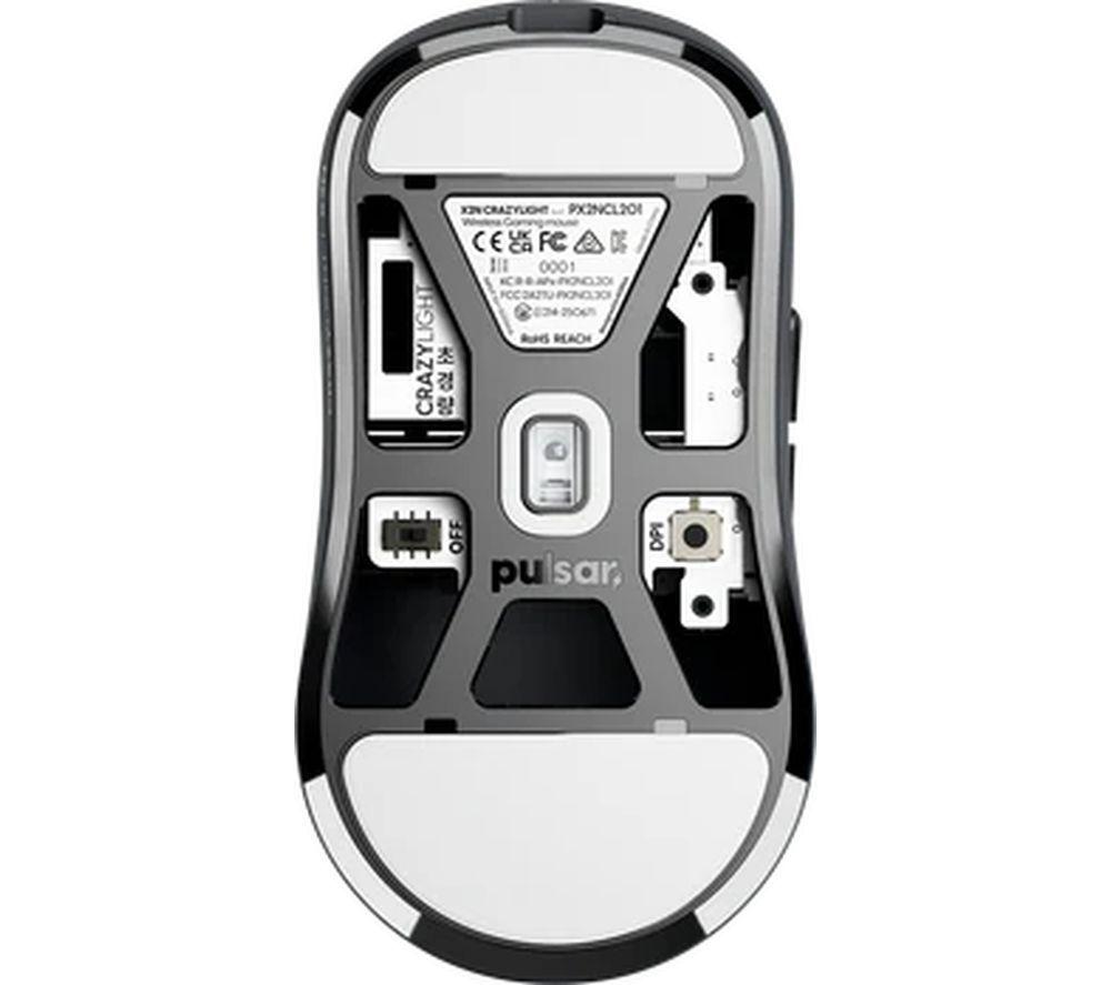 PULSAR X2N CrazyLight Wireless Optical Gaming Mouse - Jet Black image number 5 of 5