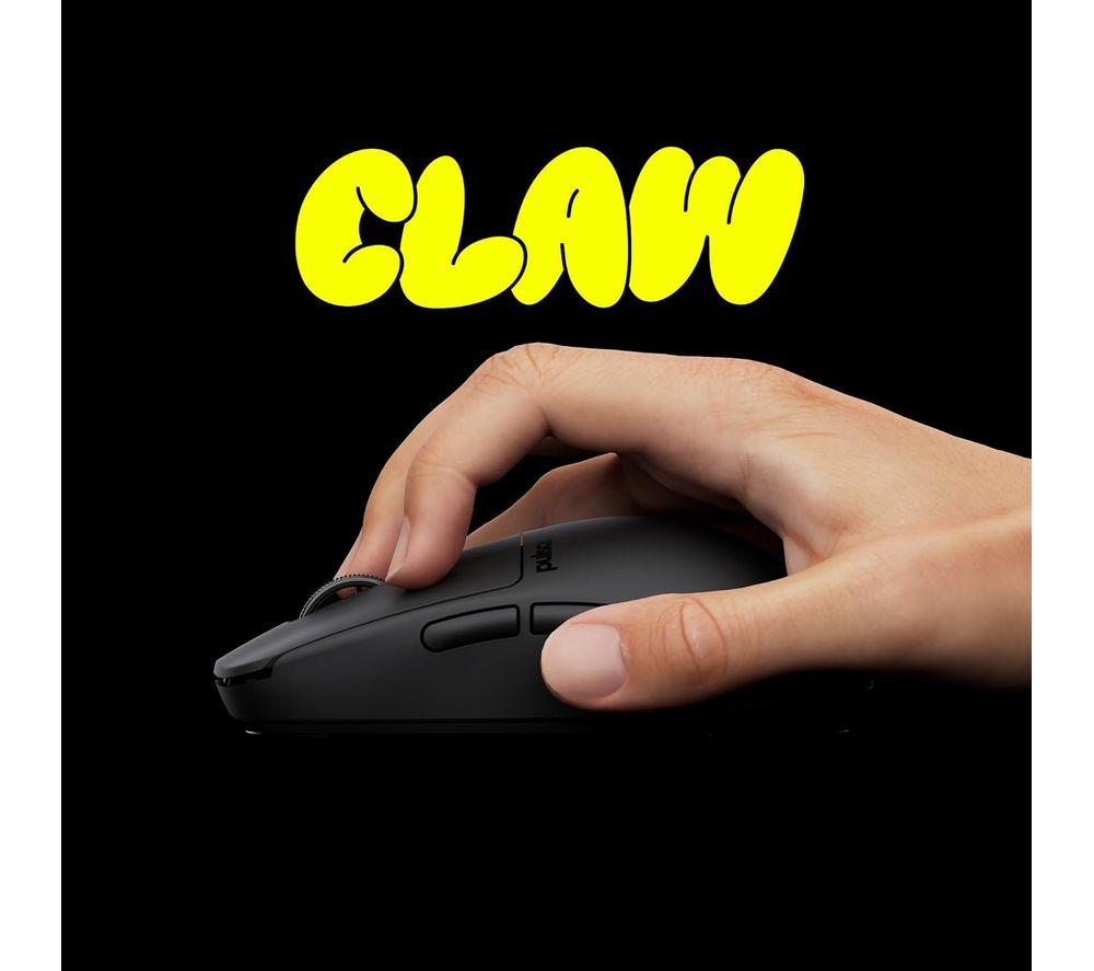 PULSAR X2H CrazyLight Mini Wireless Optical Gaming Mouse - Jet Black image number 4 of 7