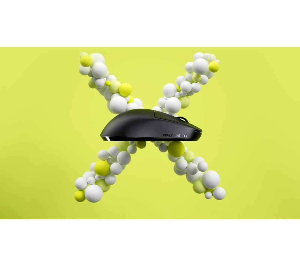 PULSAR X2H Series CrazyLight Wireless Optical Gaming Mouse - Jet Black image number 6 of 8
