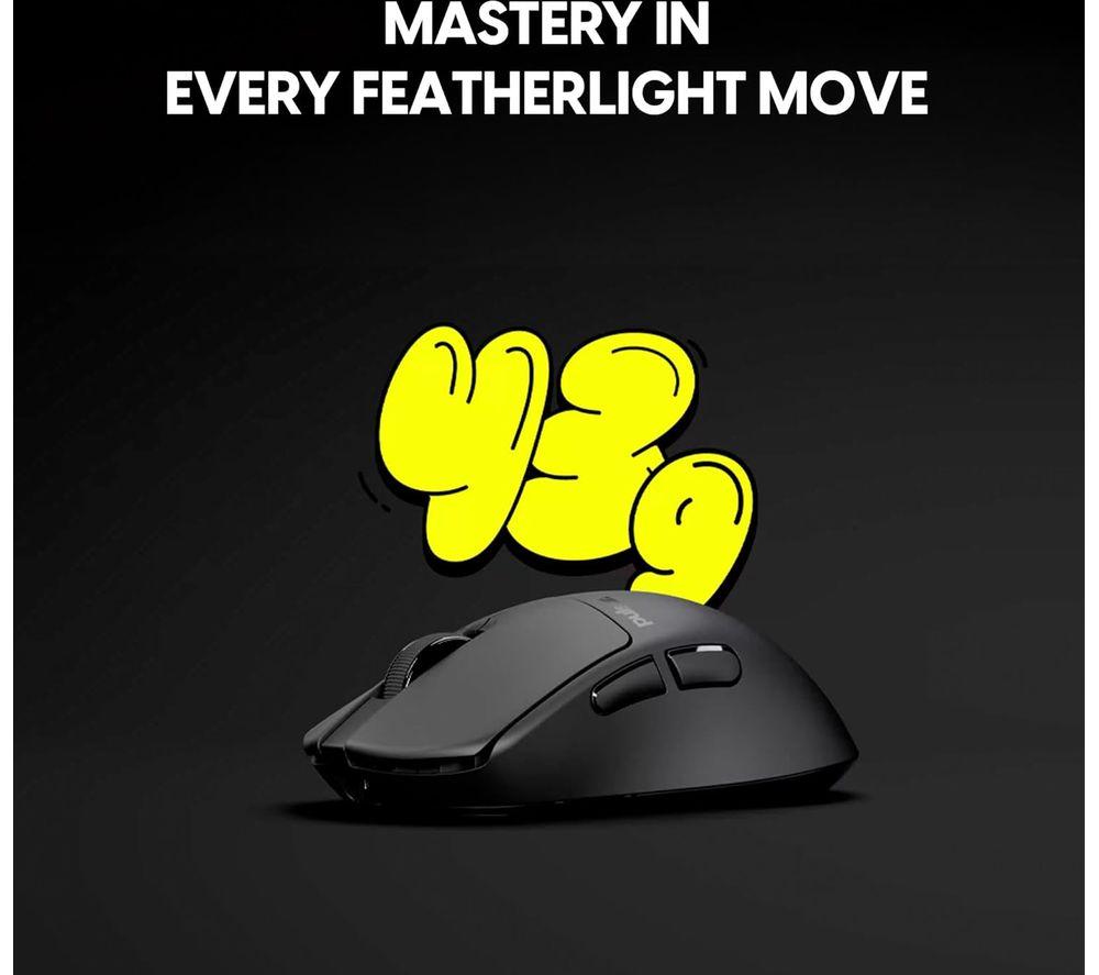PULSAR X3 CrazyLight Mini Wireless Optical Gaming Mouse - Black image number 6 of 7