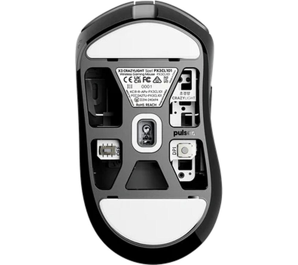 PULSAR X3 CrazyLight Wireless Optical Gaming Mouse - Jet Black image number 4 of 5