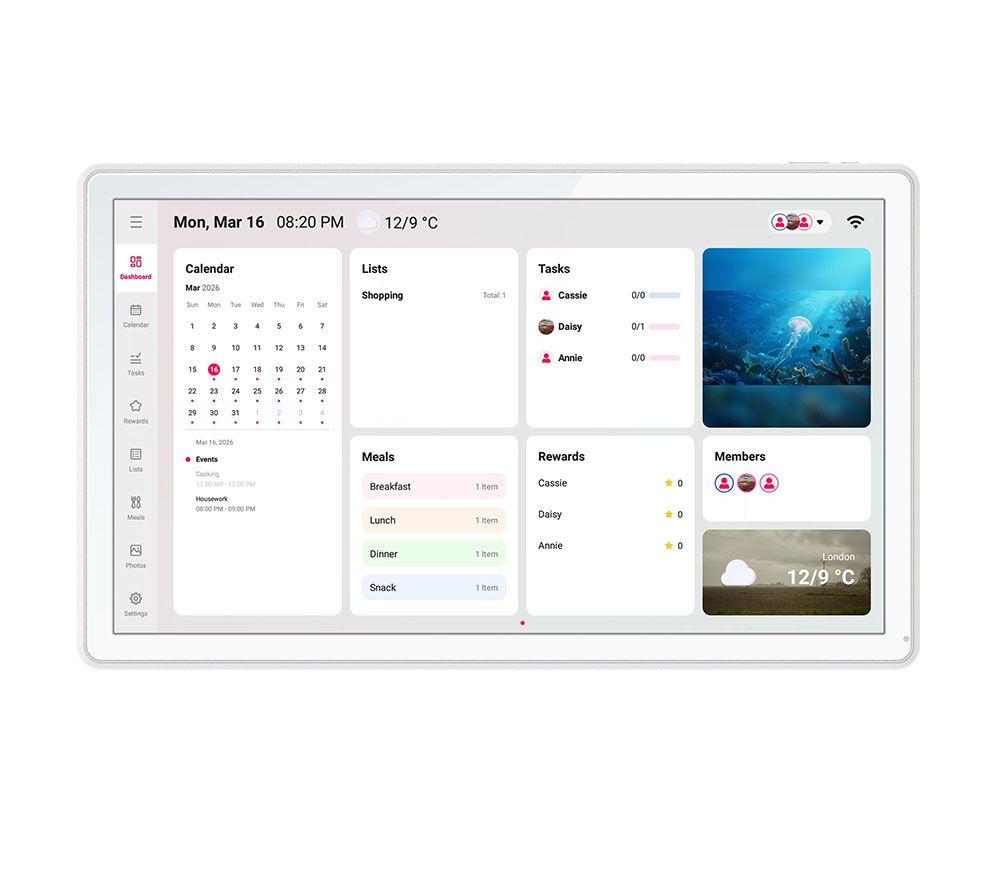 Sandstrom S21SC27 21.5inch HD Smart Digital Calendar - White