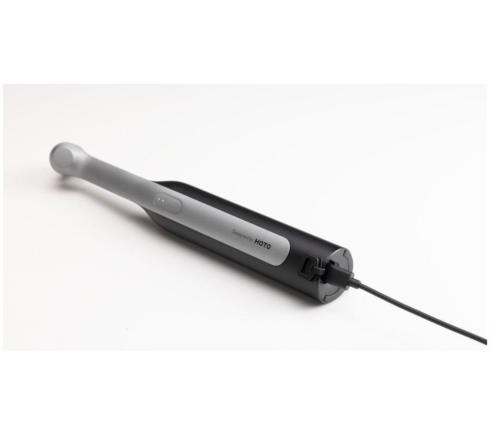 HOTO Wand 12-piece Ultimate Cordless Spin Scrubber - Black & Silver image number 3 of 6
