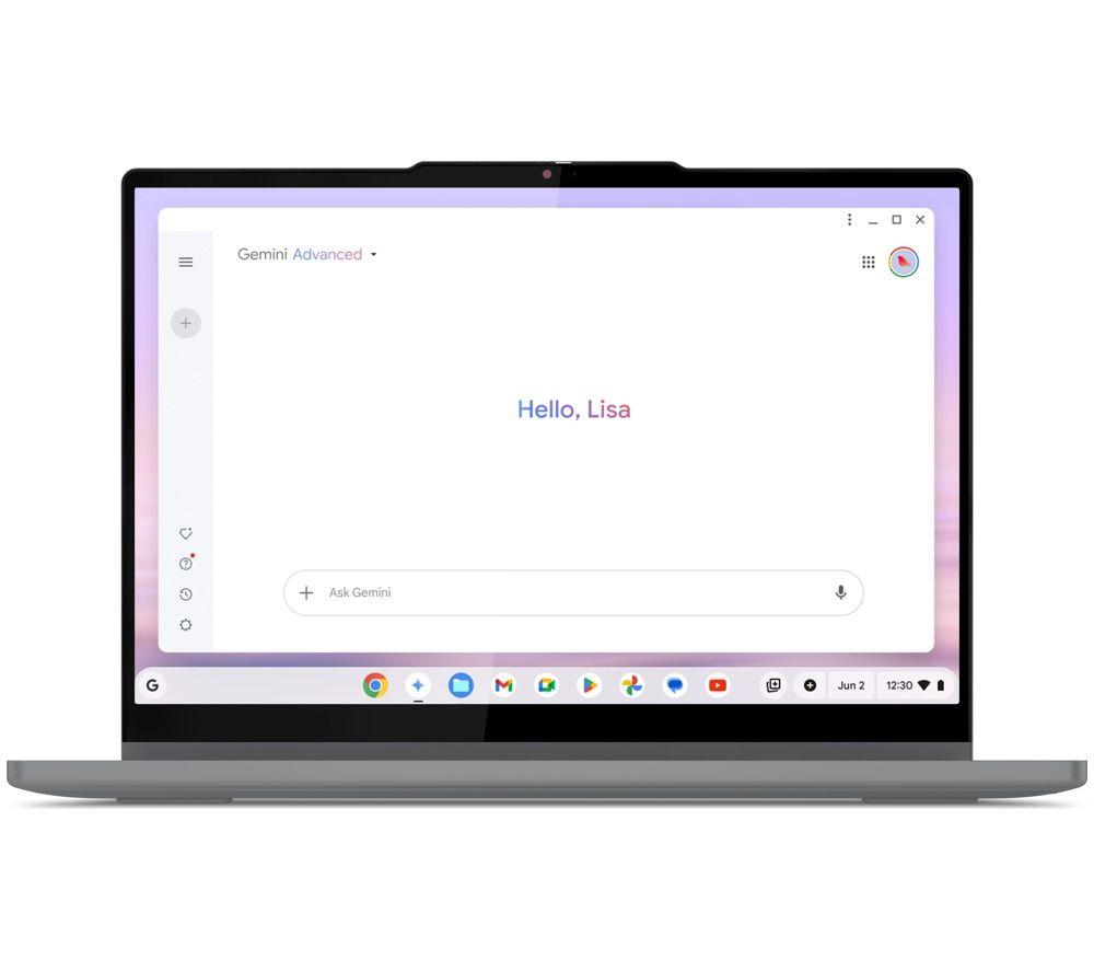 LENOVO 83LN002GUK 14" 2 in 1 Chromebook Plus - Intel&reg; Core&trade; 3 N355, 128 GB UFS, Grey image number 7 of 7