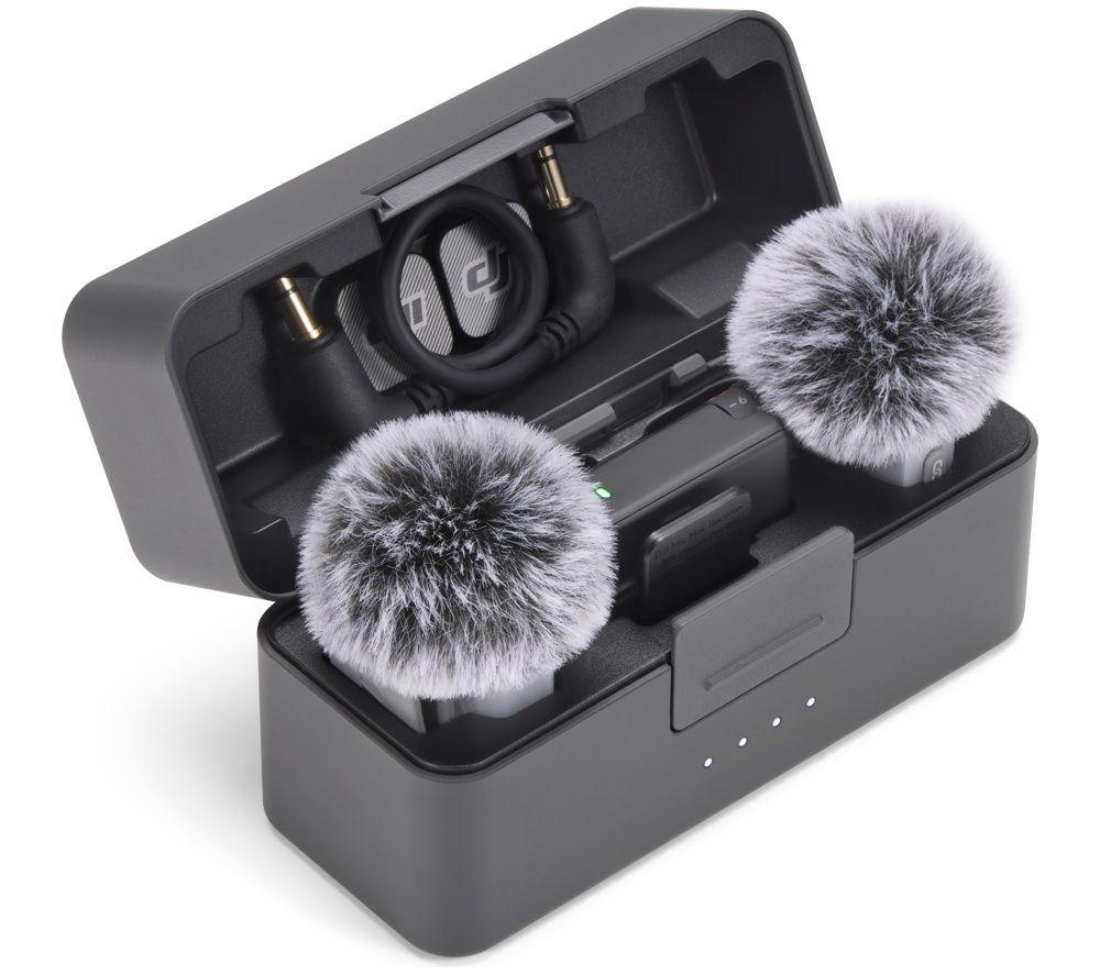 DJI Mic Mini 2 (2 TX + 1 RX + Charging Case) Wireless Microphone Kit - Grey & Black image number 2 of 4
