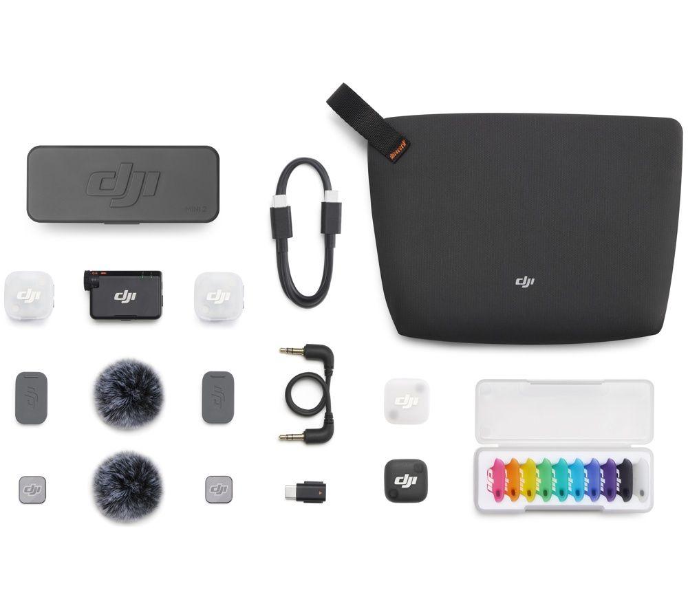 DJI Mic Mini 2 (2 TX + 1 RX + Charging Case) Wireless Microphone Kit - Grey & Black image number 4 of 4