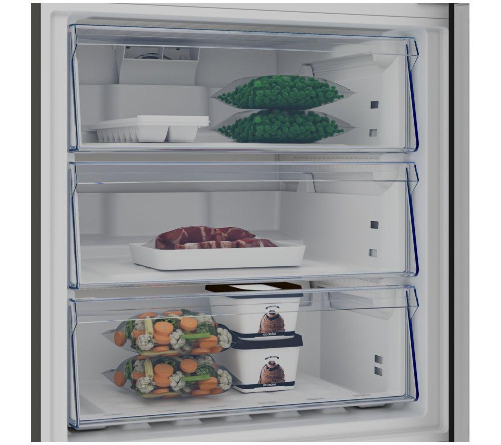 BEKO HarvestFresh CNG4793DVG 70/30 Fridge Freezer - Graphite image number 2 of 10