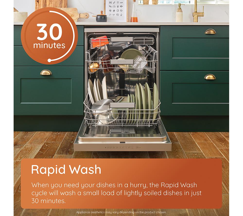 HOTPOINT HP2FD10CS90BUK Slimline Dishwasher - Black image number 9 of 9