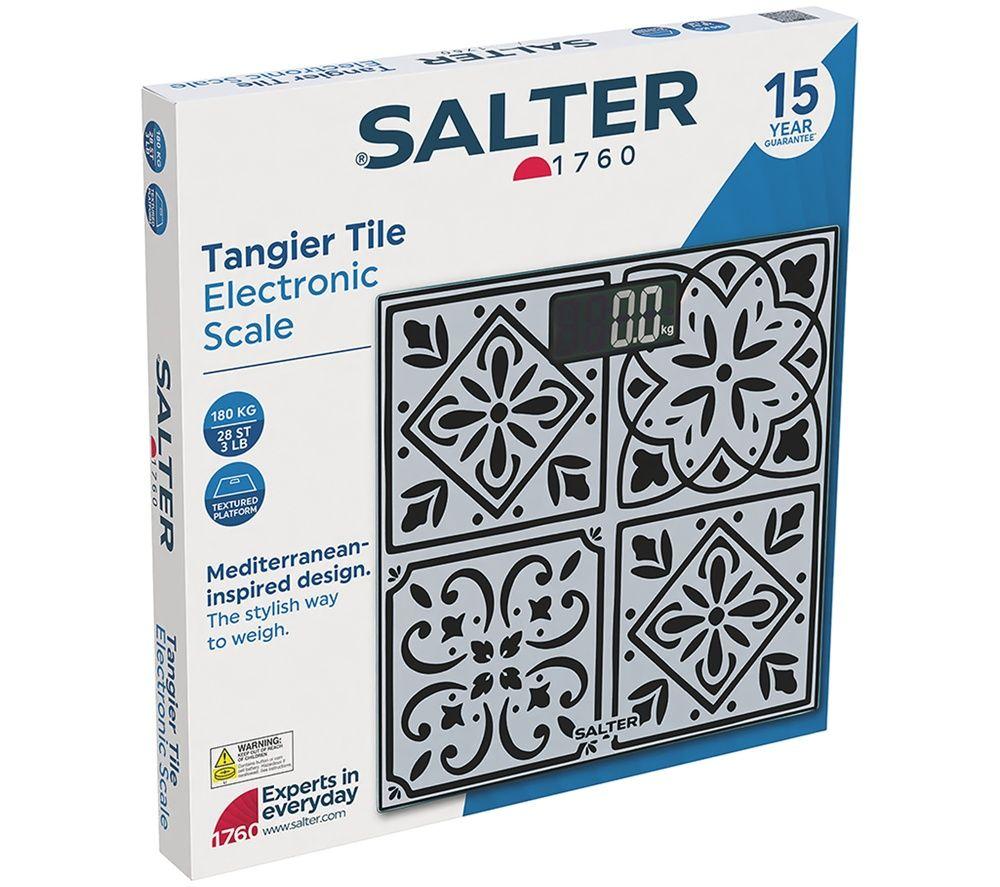 SALTER SA00702TCFEU12 Digital Bathroom Scale - White & black image number 2 of 8