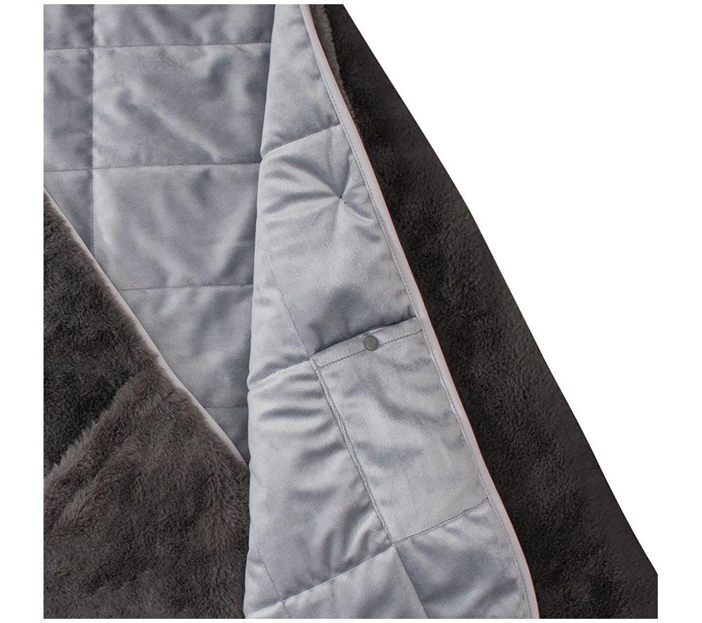 HOMEDICS Cosy Cordless Warming Shawl - Dark Grey image number 3 of 3