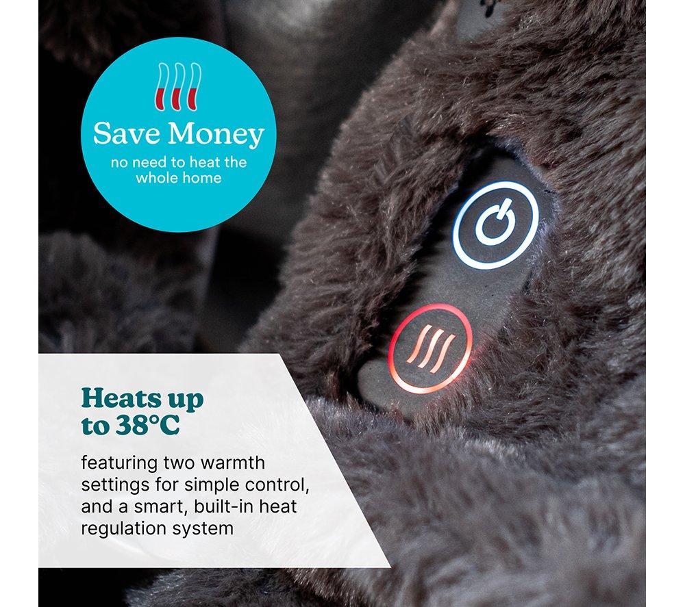 HOMEDICS Cosy Cordless Warming Shawl - Dark Grey image number 4 of 7