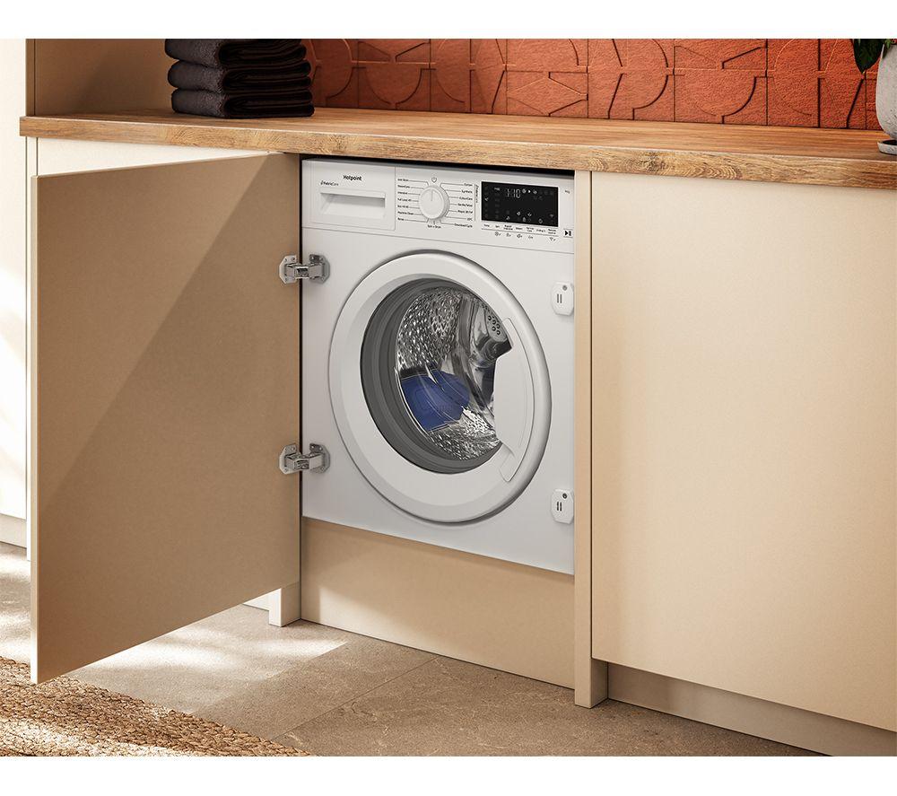 HOTPOINT BIWM91486UK Integrated 9 kg 1400 Spin Washing Machine - White image number 19 of 19