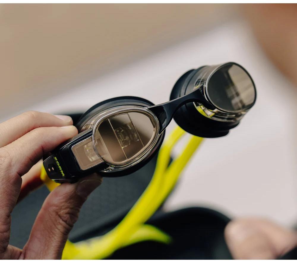 FORMSWIM Smart Swim 2 Swimming Goggles - Yellow & Black image number 3 of 8