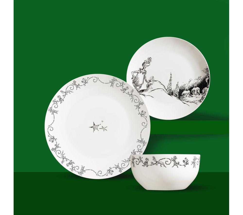 GRINCH 12-Piece Dinner Set - White image number 2 of 5