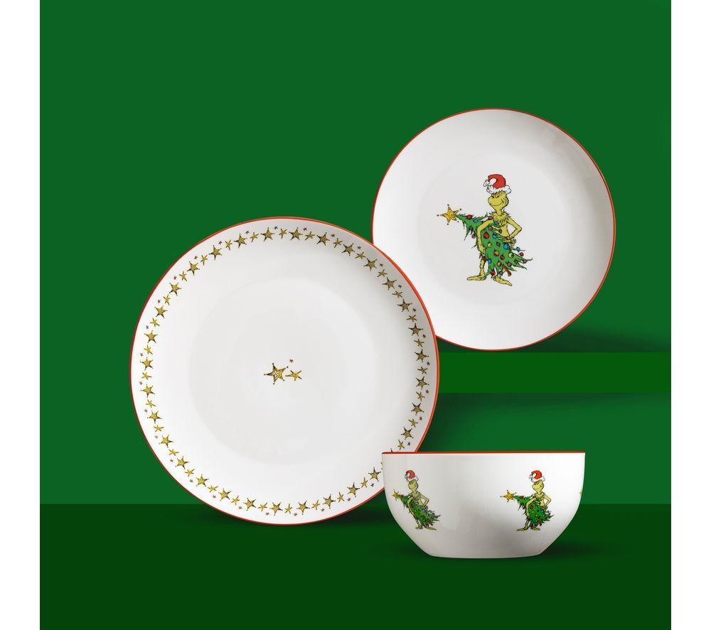GRINCH 12-Piece Dinner Set - White image number 5 of 5