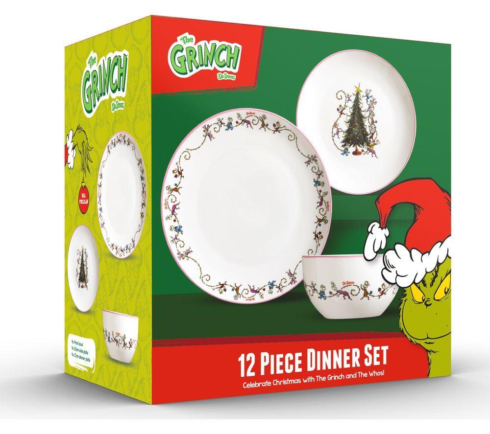 GRINCH 12-Piece Dinner Set - White image number 2 of 5