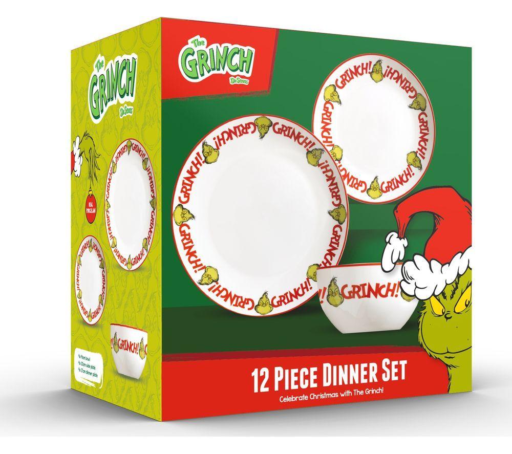 GRINCH 12-Piece Dinner Set - White image number 5 of 5