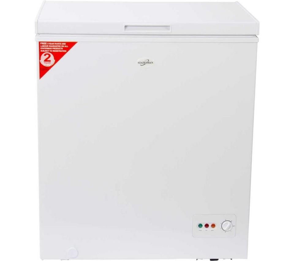STATESMAN CHF150 Chest Freezer - White