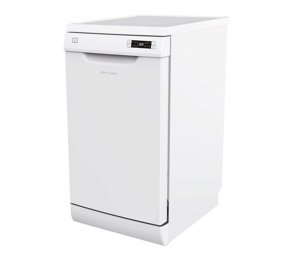 STATESMAN FD10PWE Slimline Dishwasher - White image number 3 of 7