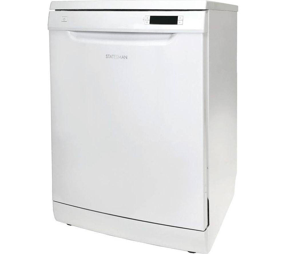 STATESMAN FD12PWE Full-Size Dishwasher - White image number 2 of 7