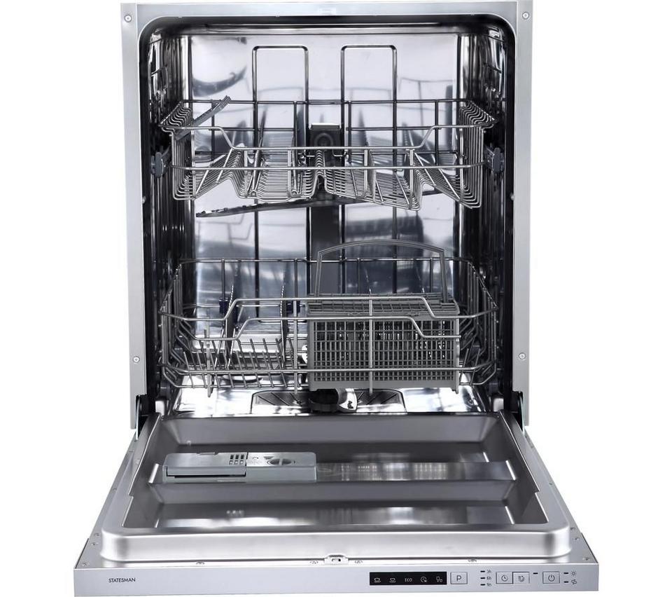 STATESMAN BDW6014 Full-Size Fully Integrated Dishwasher - Grey