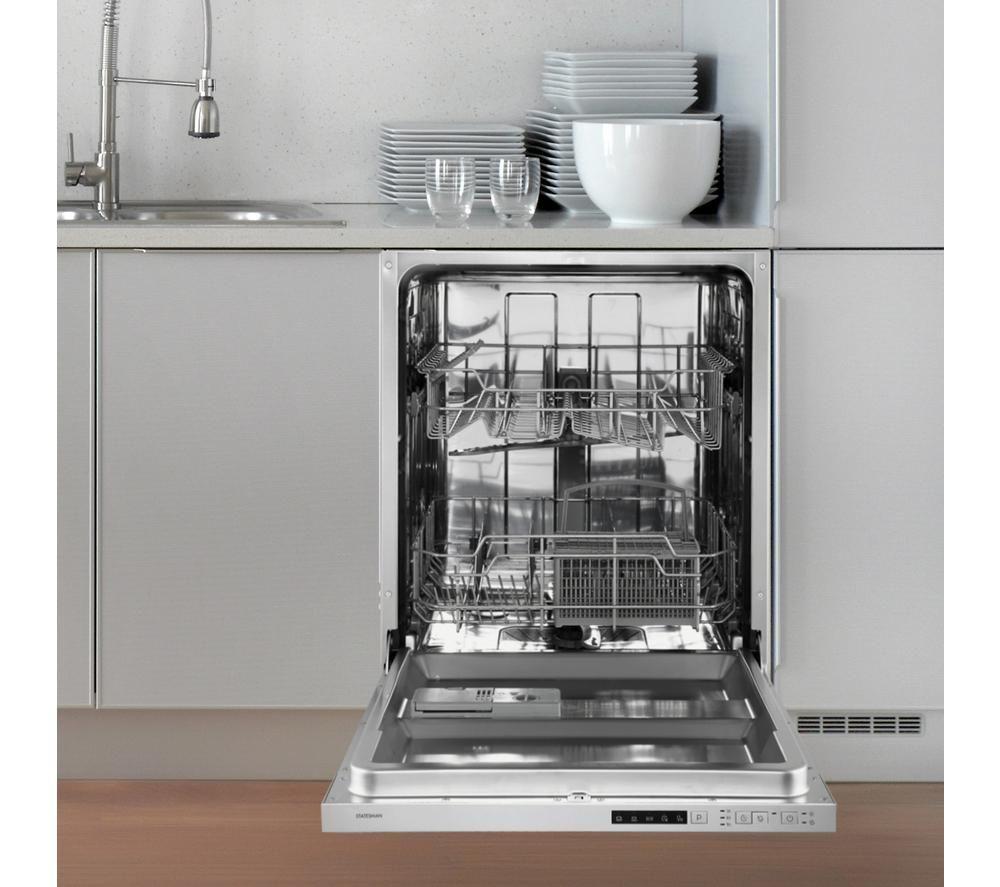 STATESMAN BDW6014 Full-Size Fully Integrated Dishwasher - Grey image number 2 of 2