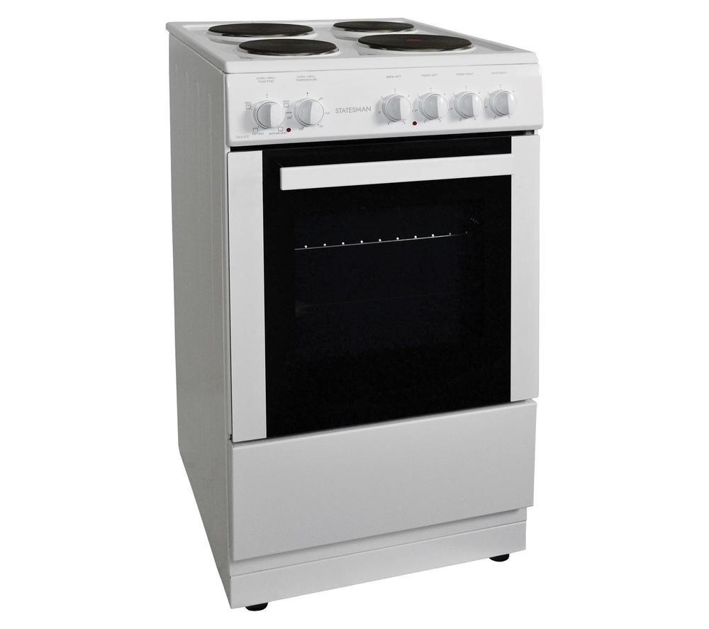 STATESMAN DELTA50W 50 cm Electric Cooker - White image number 2 of 5