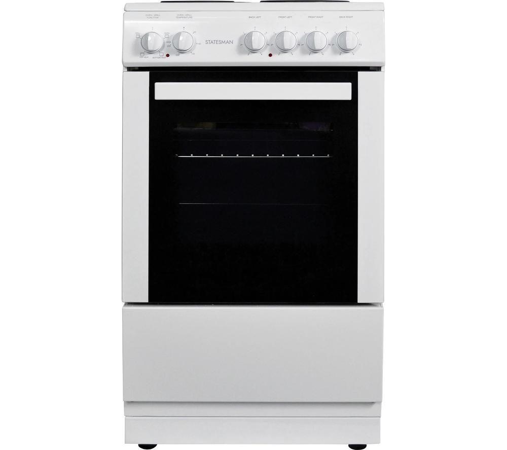 STATESMAN DELTA50W 50 cm Electric Cooker - White image number 5 of 5
