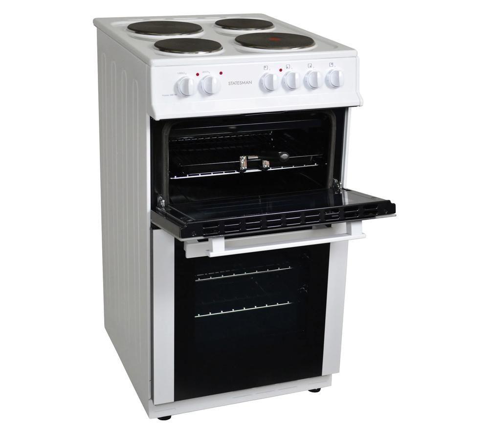 STATESMAN FUSION50W 50 cm Electric Cooker - White image number 3 of 5