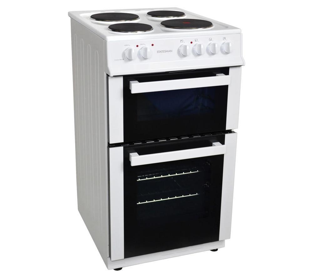 STATESMAN FUSION50W 50 cm Electric Cooker - White image number 5 of 5