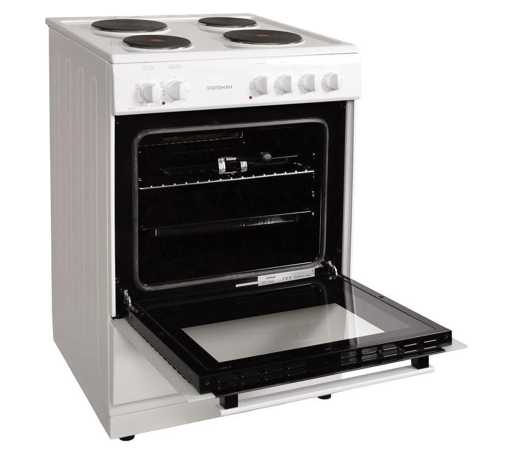 STATESMAN NAPIER60EW 60 cm Electric Cooker - White image number 3 of 6