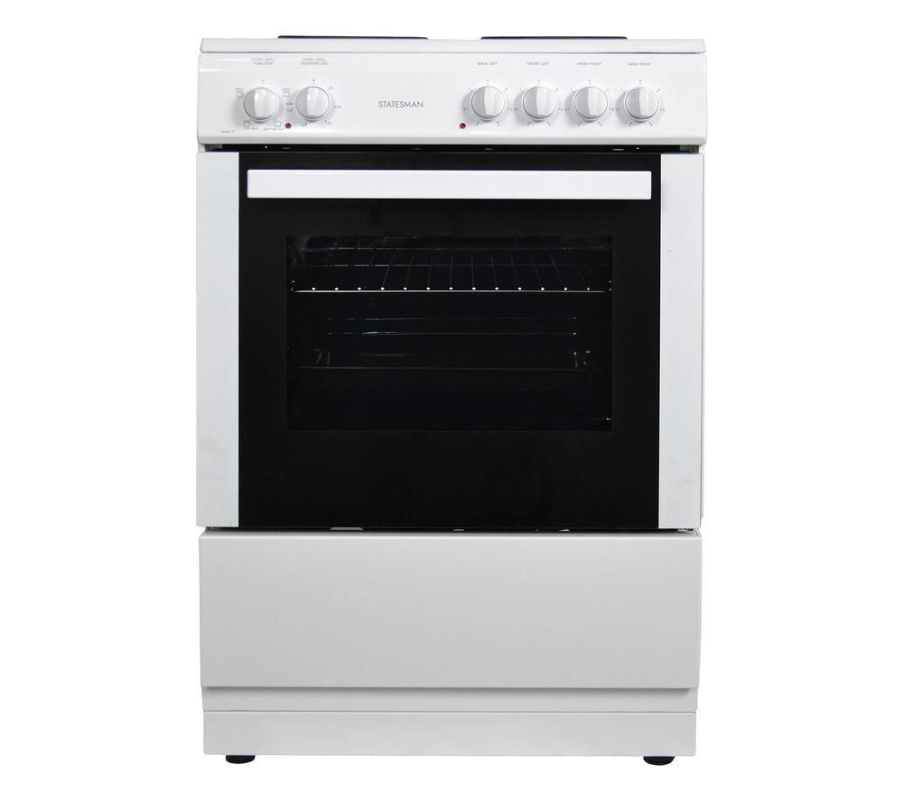 STATESMAN NAPIER60EW 60 cm Electric Cooker - White image number 5 of 6