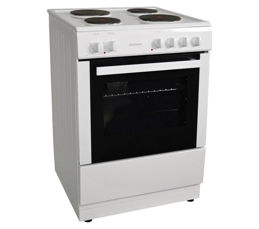 STATESMAN NAPIER60EW 60 cm Electric Cooker - White image number 6 of 6