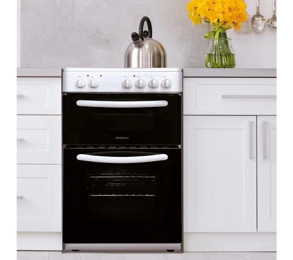 STATESMAN EDC50W 50 cm Electric Ceramic Cooker - White image number 2 of 5