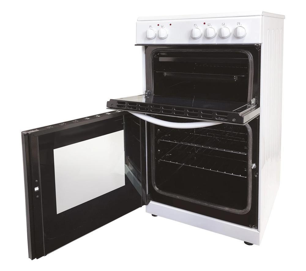 STATESMAN EDC50W 50 cm Electric Ceramic Cooker - White image number 3 of 5