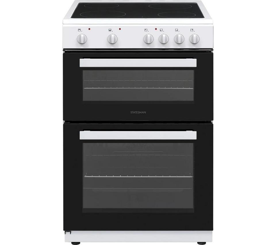 STATESMAN EDC60W2 60 cm Electric Ceramic Cooker - White