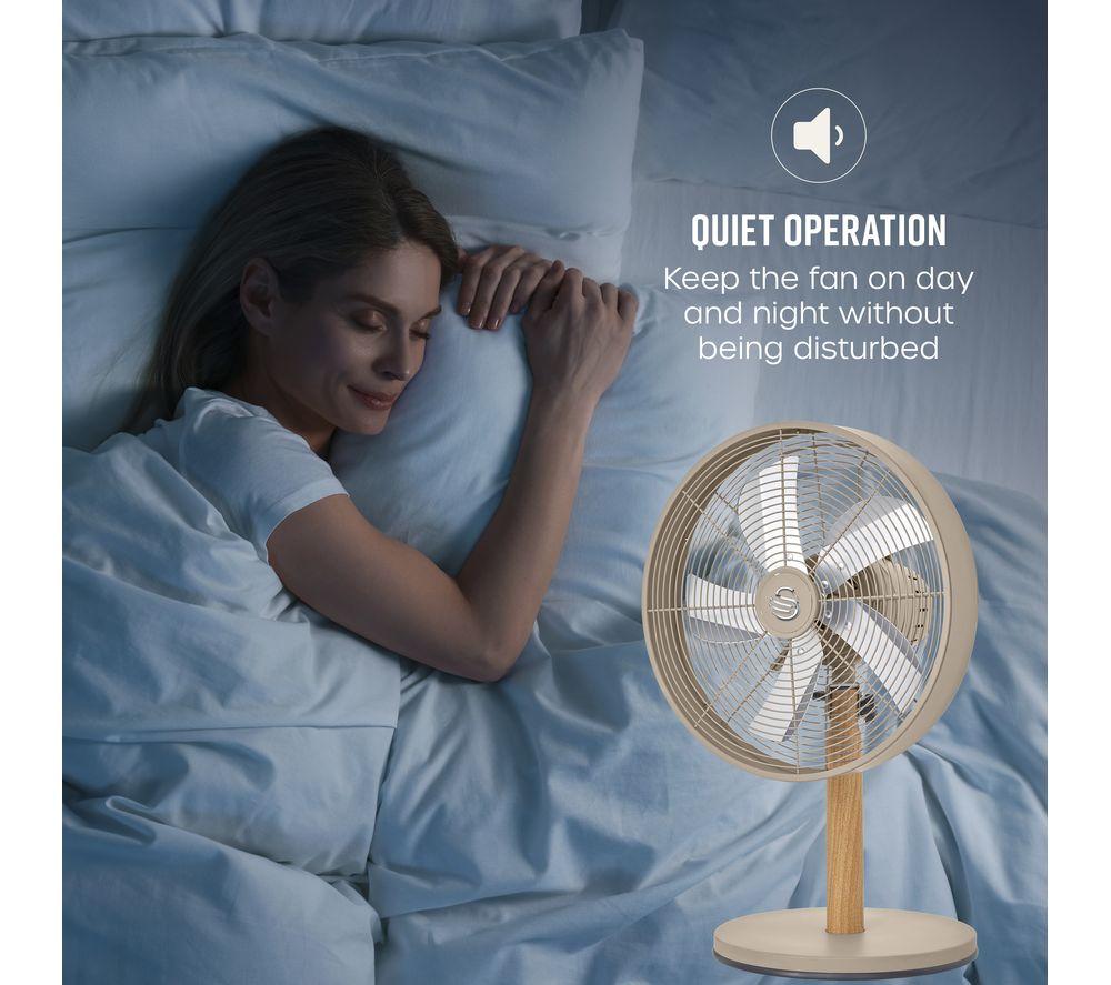 SWAN Nordic SFA16920OAT 12&rdquo; Desk Fan - Oatmeal image number 6 of 9