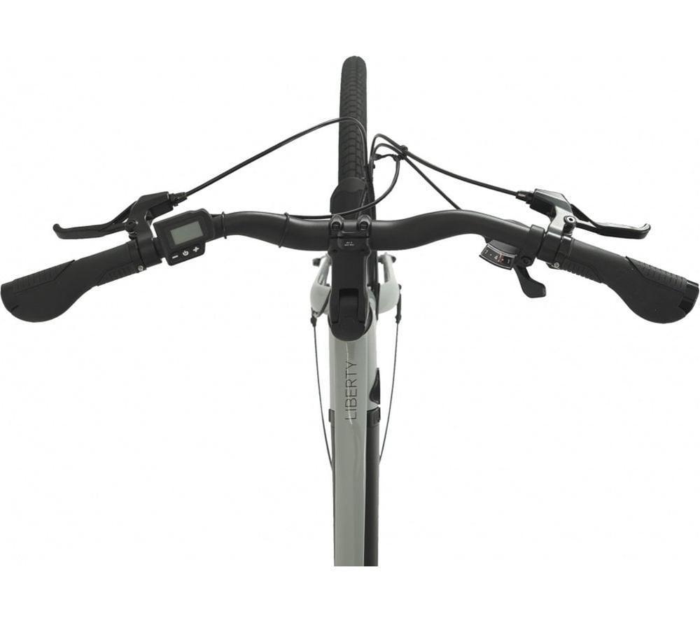 FALCON Liberty Cross Bar Electric Hybrid Bike - White image number 4 of 5