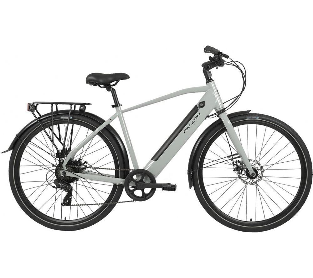 FALCON Liberty Cross Bar Electric Hybrid Bike - White image number 5 of 5