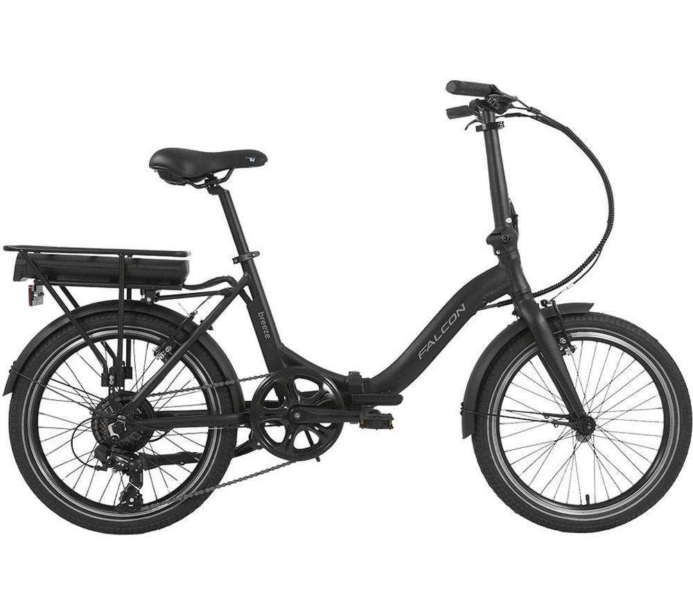 FALCON Breeze Low Step Electric Folding Bike - Black