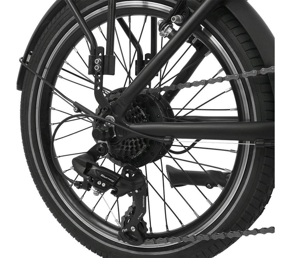 FALCON Breeze Low Step Electric Folding Bike - Black image number 9 of 14