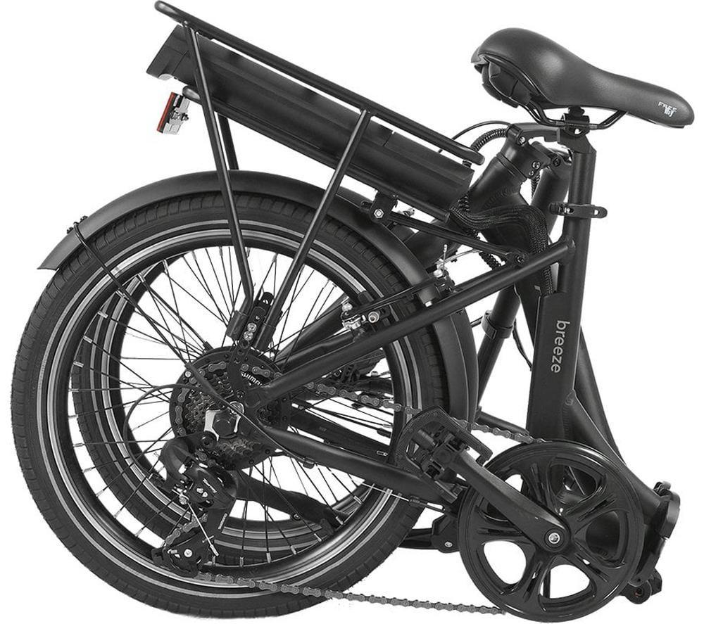 FALCON Breeze Low Step Electric Folding Bike - Black image number 11 of 14