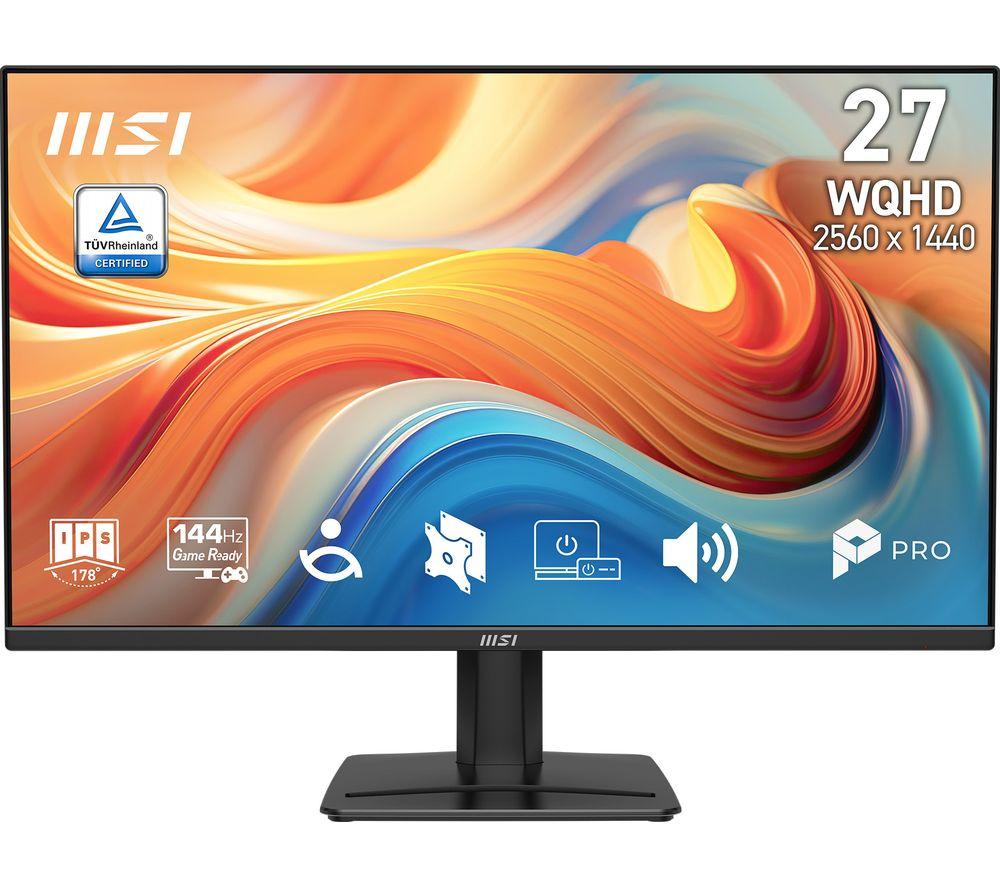 MSI PRO MP275Q E14 Quad HD 27" IPS LCD Monitor - Black image number 11 of 11