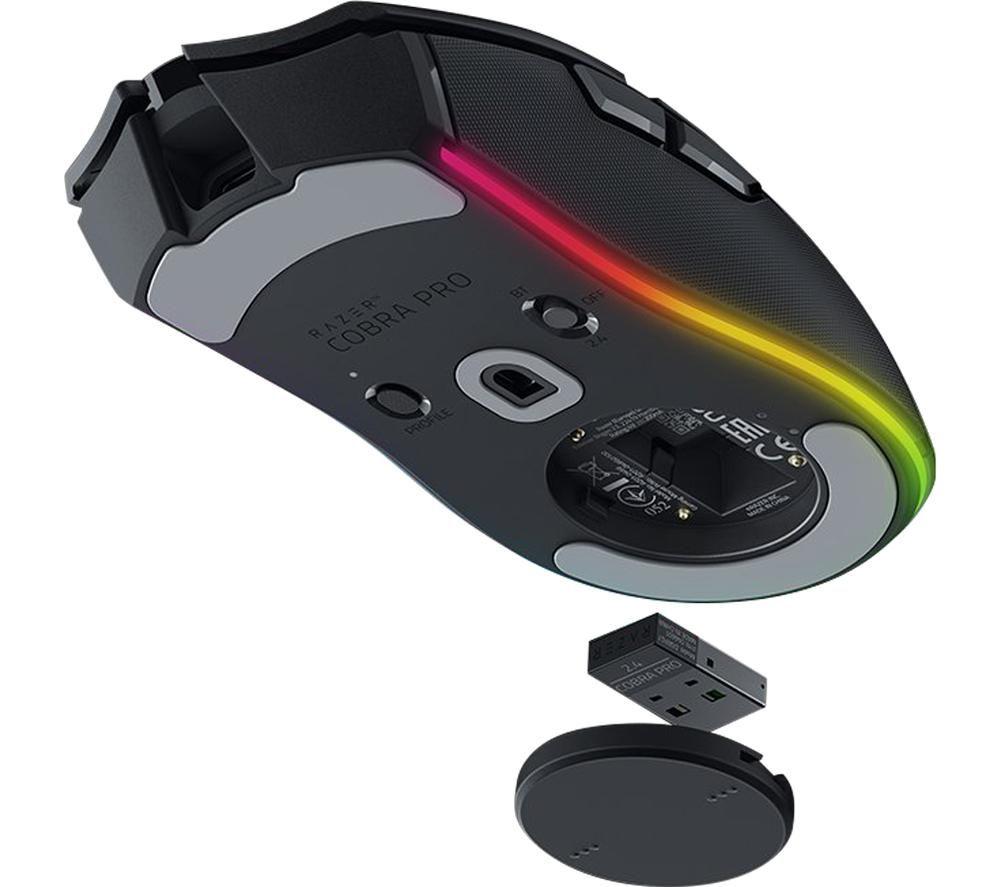 RAZER Cobra Pro RGB Wireless Optical Gaming Mouse - Black image number 2 of 7