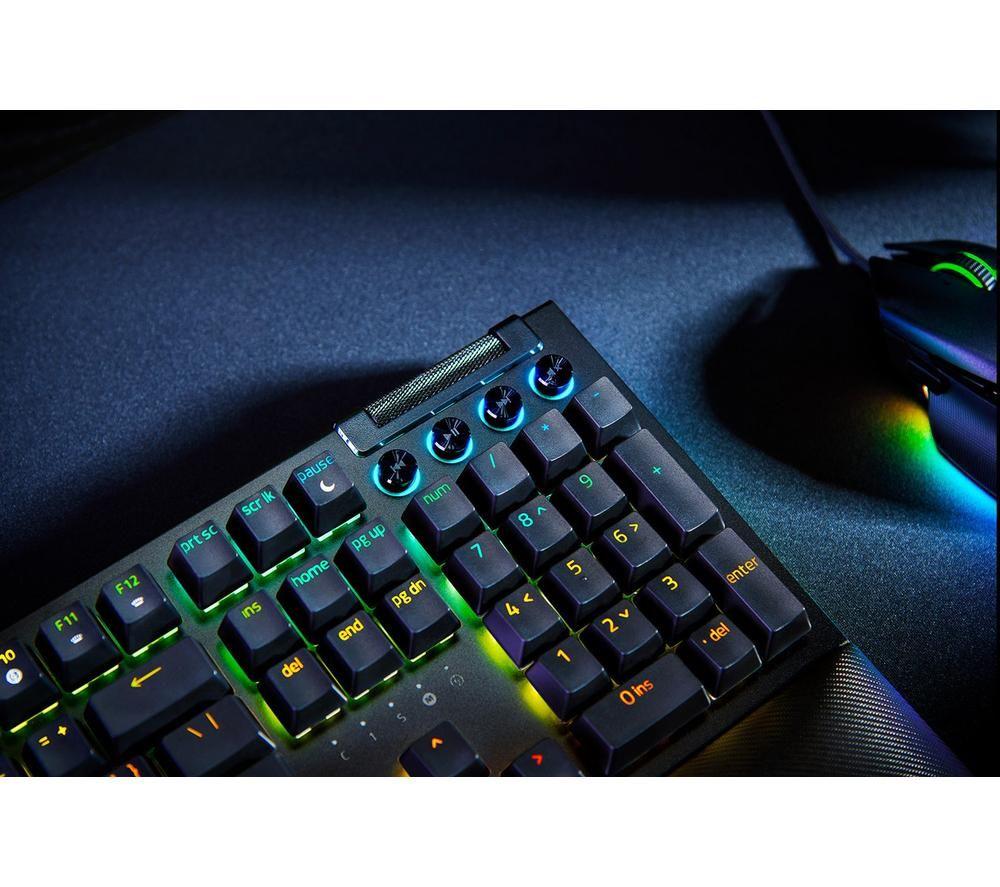 RAZER BlackWidow V4 Mechanical Gaming Keyboard - Black image number 3 of 7