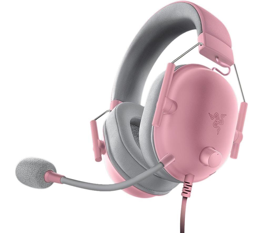 Razer Size 7.1 Pink Blackshark V2 X Quartz Wired Gaming Headset For Playstation - Image 12