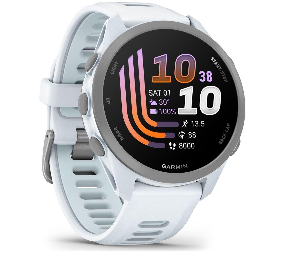 GARMIN Forerunner 170 Sports Watch - Whitestone & Cloud Blue, 43 mm image number 2 of 10