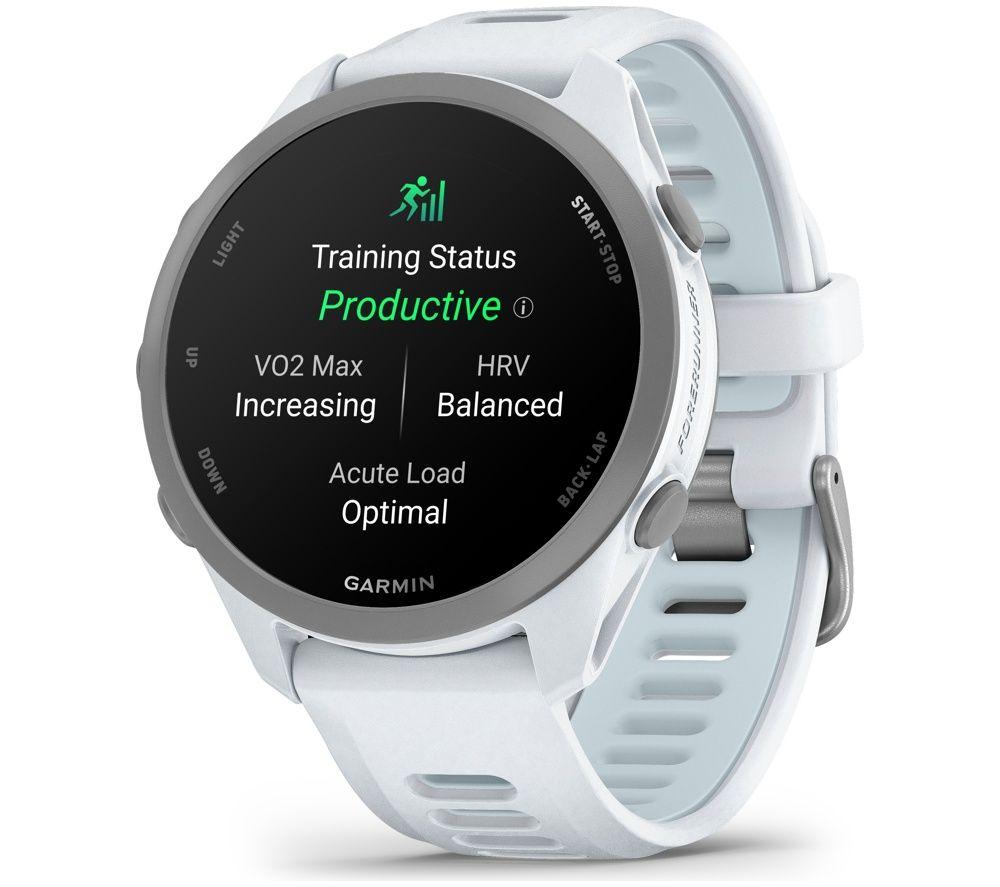 GARMIN Forerunner 170 Sports Watch - Whitestone & Cloud Blue, 43 mm image number 3 of 10